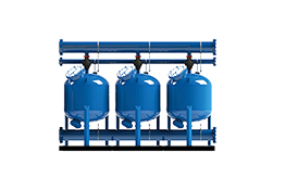 Shallow sand filter